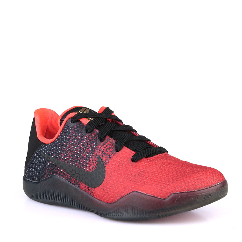 детские красные баскетбольные кроссовки Nike Kobe XI Elite Low 822945-670 - цена, описание, фото 1
